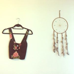 Reformation Silk Crop Top